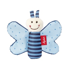 Hochet papillon collection Red Stars