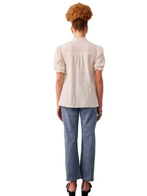 Musselinbluse für Schwangerschaft & Stillzeit
