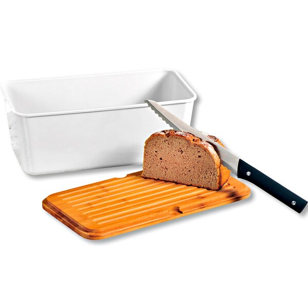 Boîte à pain en bois FSC - conservation & rangement du pain - ON