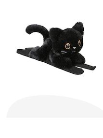 Plüsch Schnapparmband Katze für Baby und Kinder
