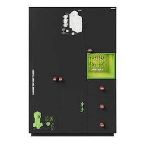 Kleiderschrank, 3-türig _4 PS_ MINECRAFT 