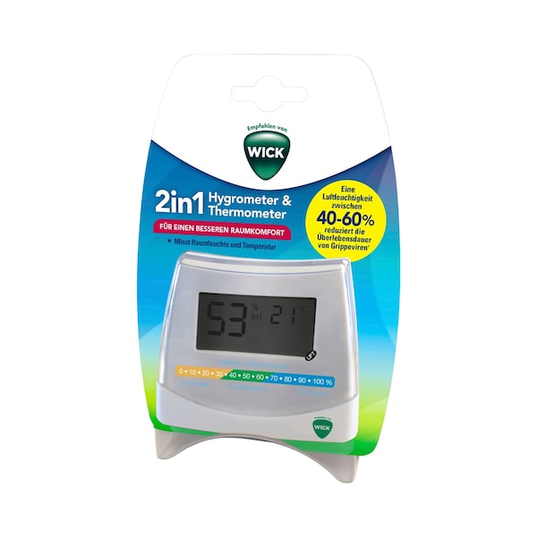 Wick - 2-in-1 Hygrometer und Thermometer