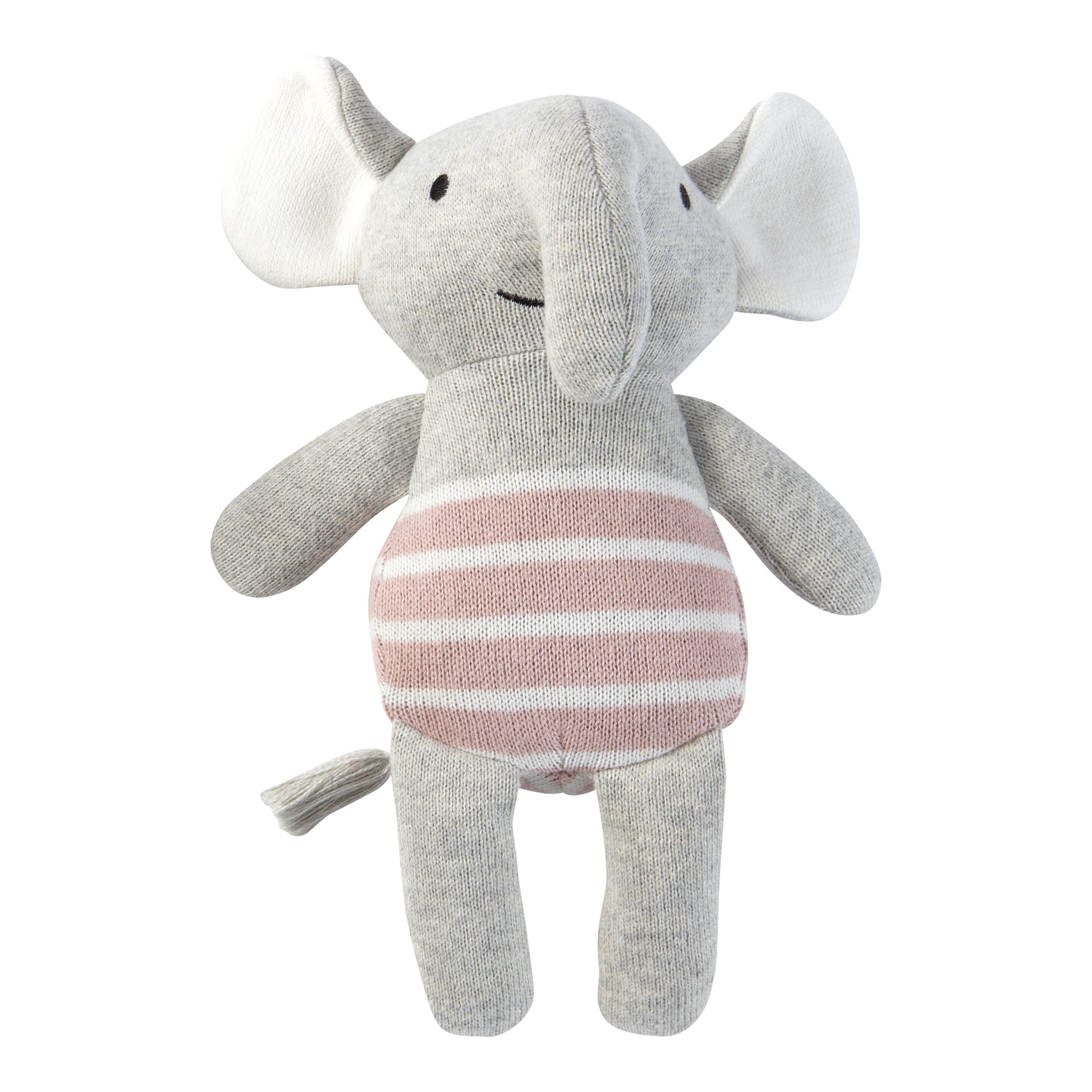 Babydecken-Set mit Greifling Elefant 80x100 cm