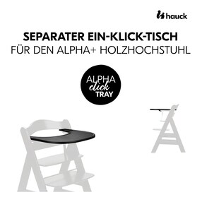 Hochstuhltisch Alpha Click Tray