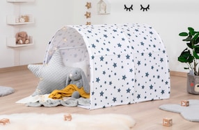 Spiel- und Betttunnel, Kinderzelt, Kindertunnel für Jungs & Mädchen Spielzelt für Bodenbett, Hochbett, Etagenbett und Einzelbett 90x200cm