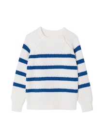 Jungen Strickpullover mit Streifen