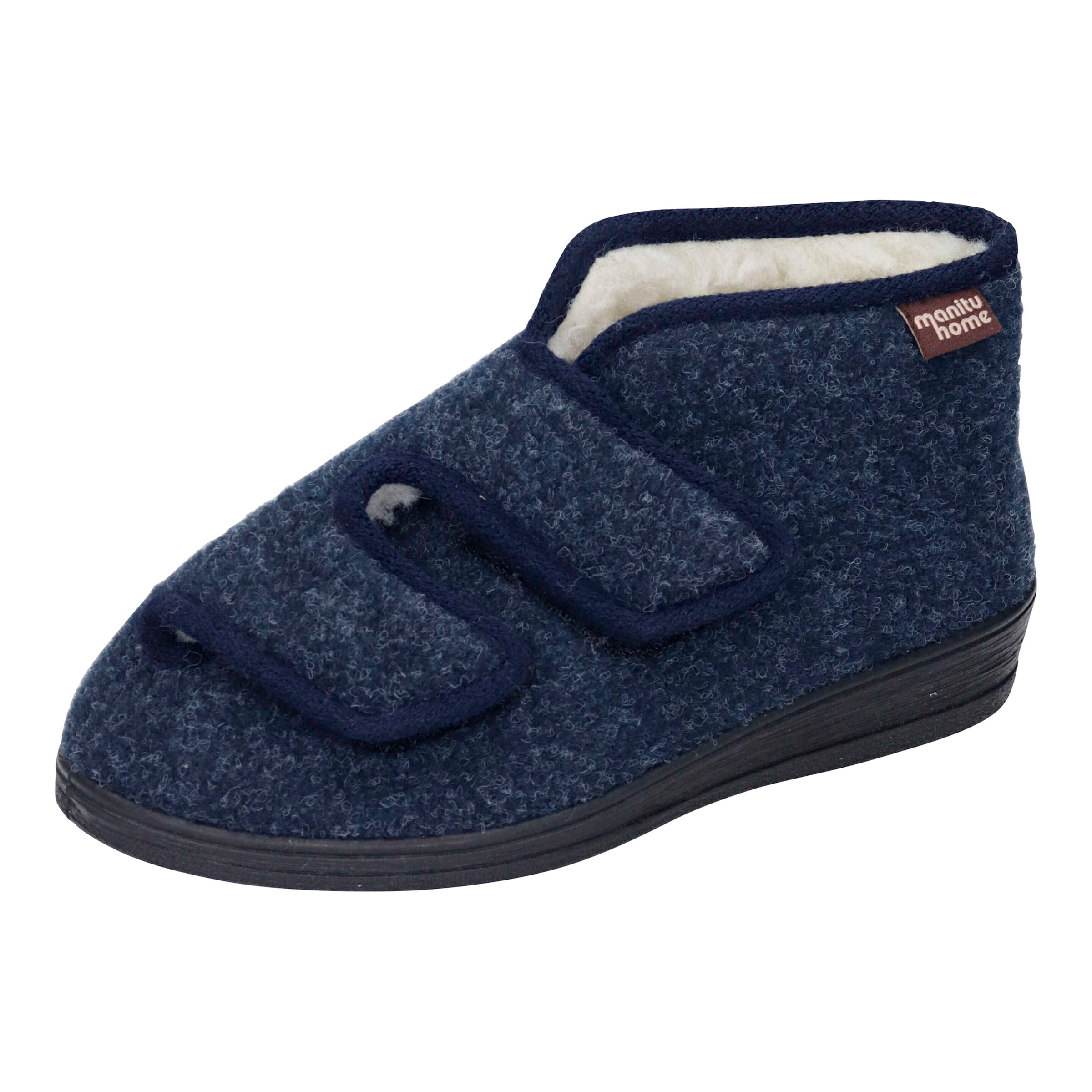 Manitu Damen-Hausschuh, Größe: 37, blau