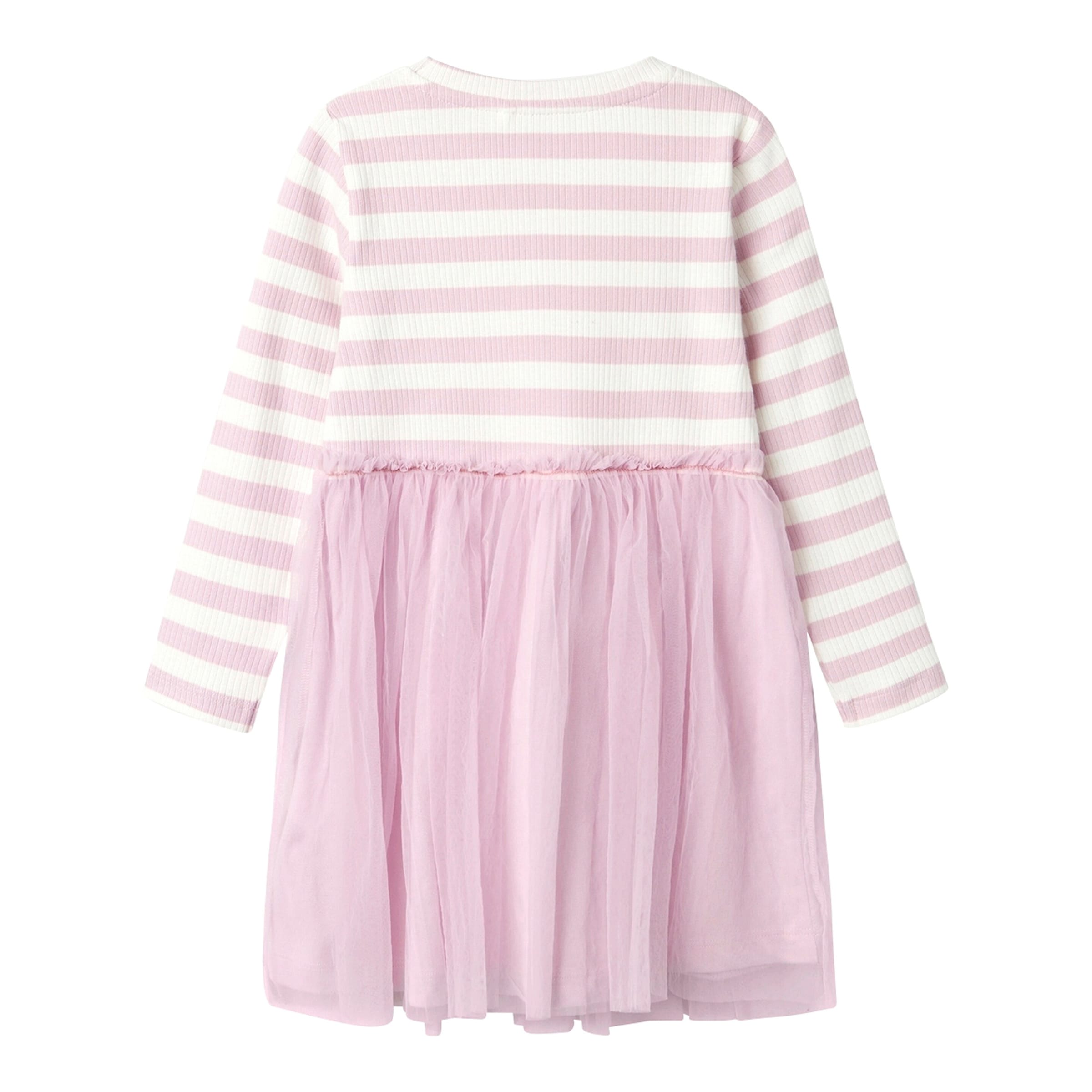 Name It Kleid langarm Tüllrock Ringel Herz