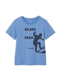 Jungen T-Shirt BASIC mit Print vorn