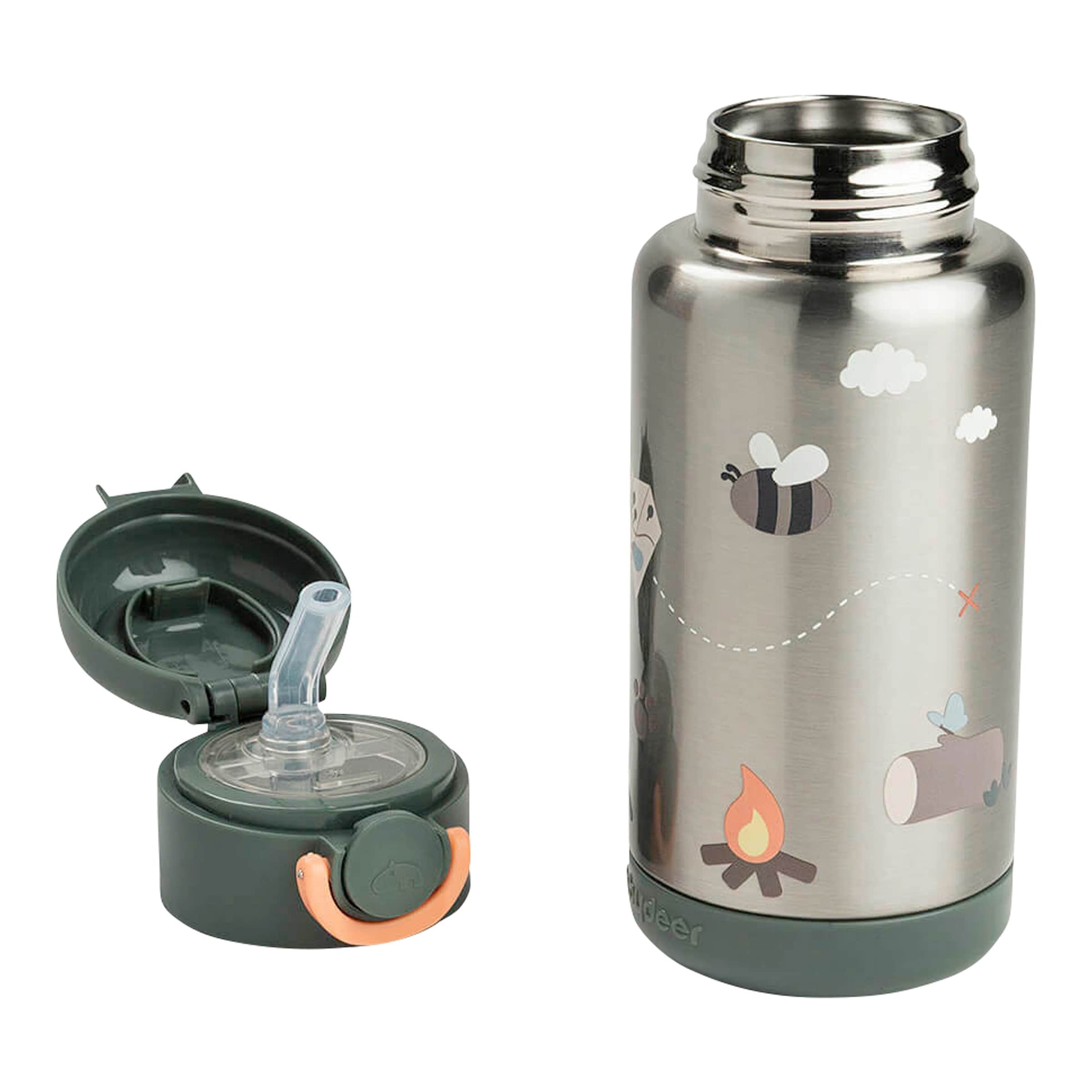 Thermoflasche mit Strohhalm, 340ml