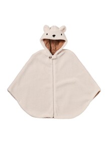Baby Poncho mit Kapuze für Babyschale / Babytrage