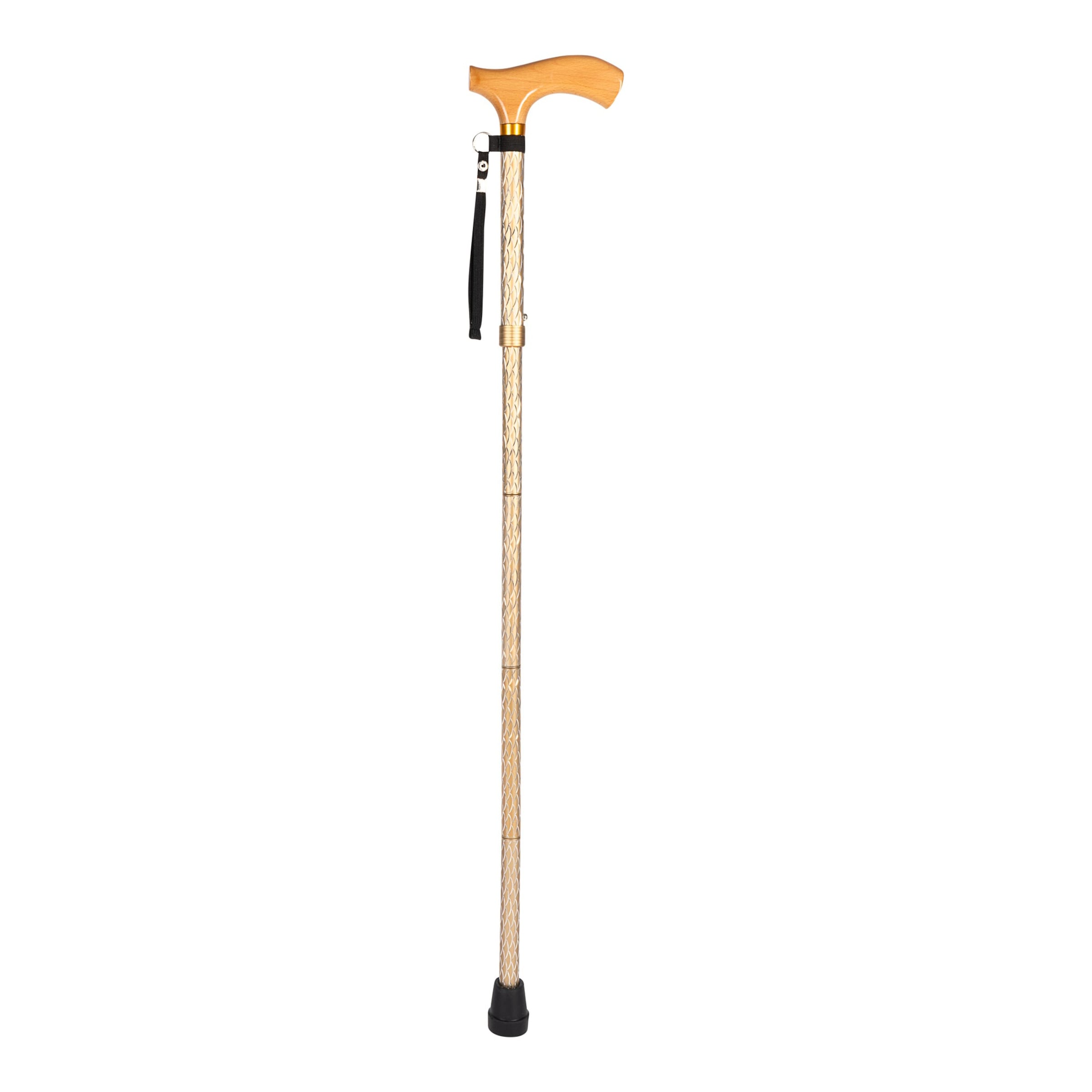 Gehstock "Eleganz", faltbar, gold