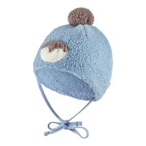 Plüsch-Wintermütze Bommel Pinguin