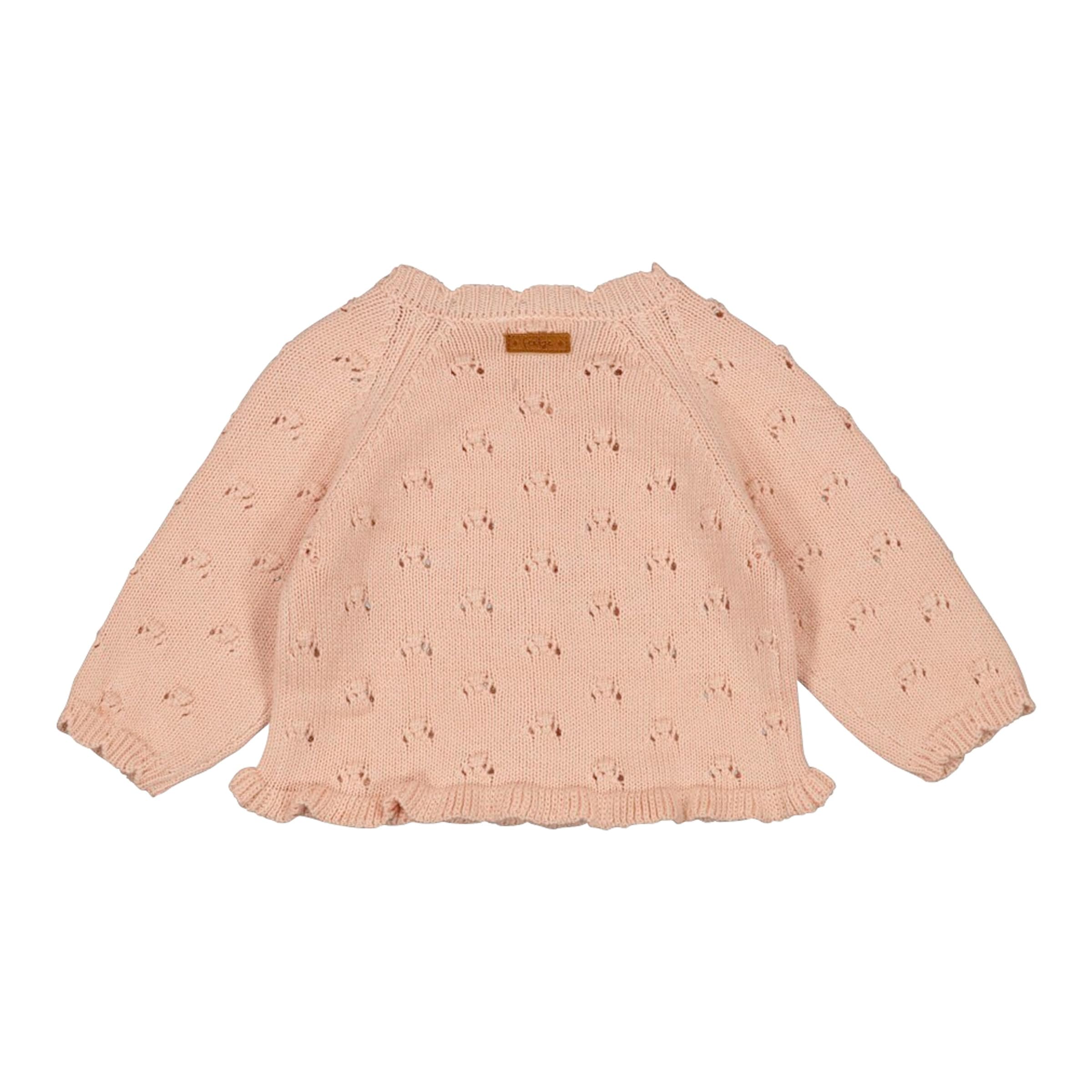 Feetje Strickjacke Rüschen
