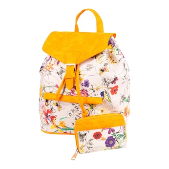 Ensemble sac «Fleurs», 2 pièces