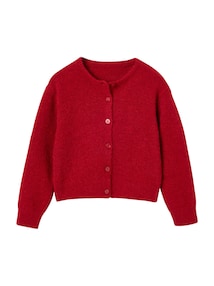 Flauschige Strickjacke Mädchen