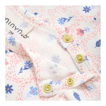 Shirt langarm Blumen