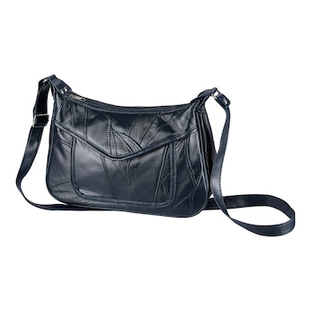 Patchwork-Ledertasche "Elfriede"