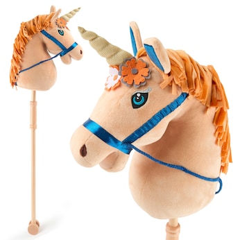 Steckenpferd Holz Einhorn Magic