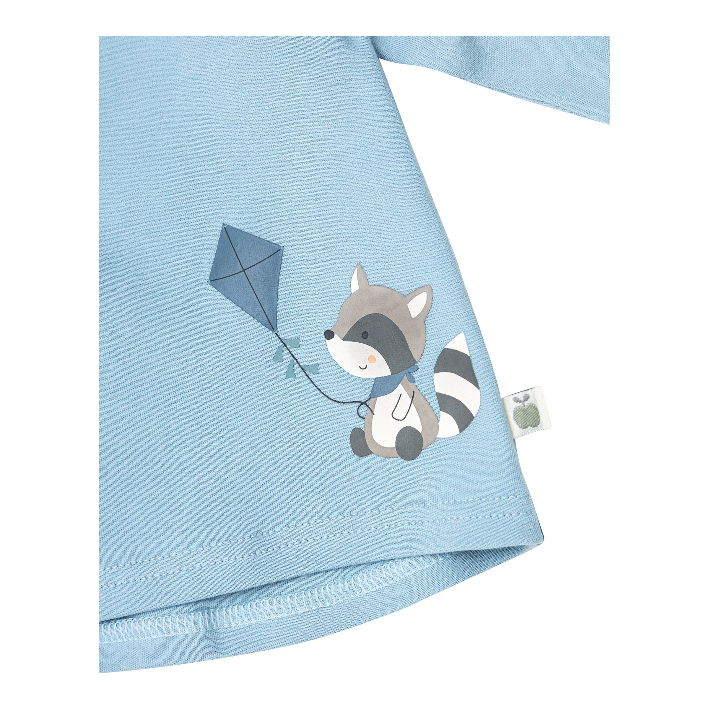 Raglanshirt langarm Waschbär