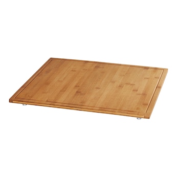 Protège-plaques de cuisson et planche à découper en bambou, grand modèle