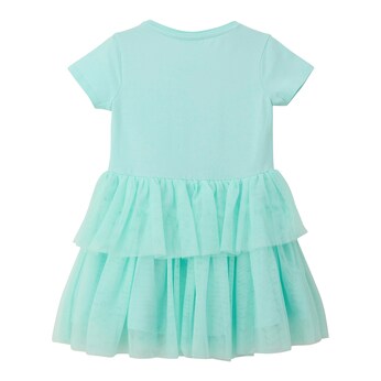 Tüllkleid kurzarm Flamingo