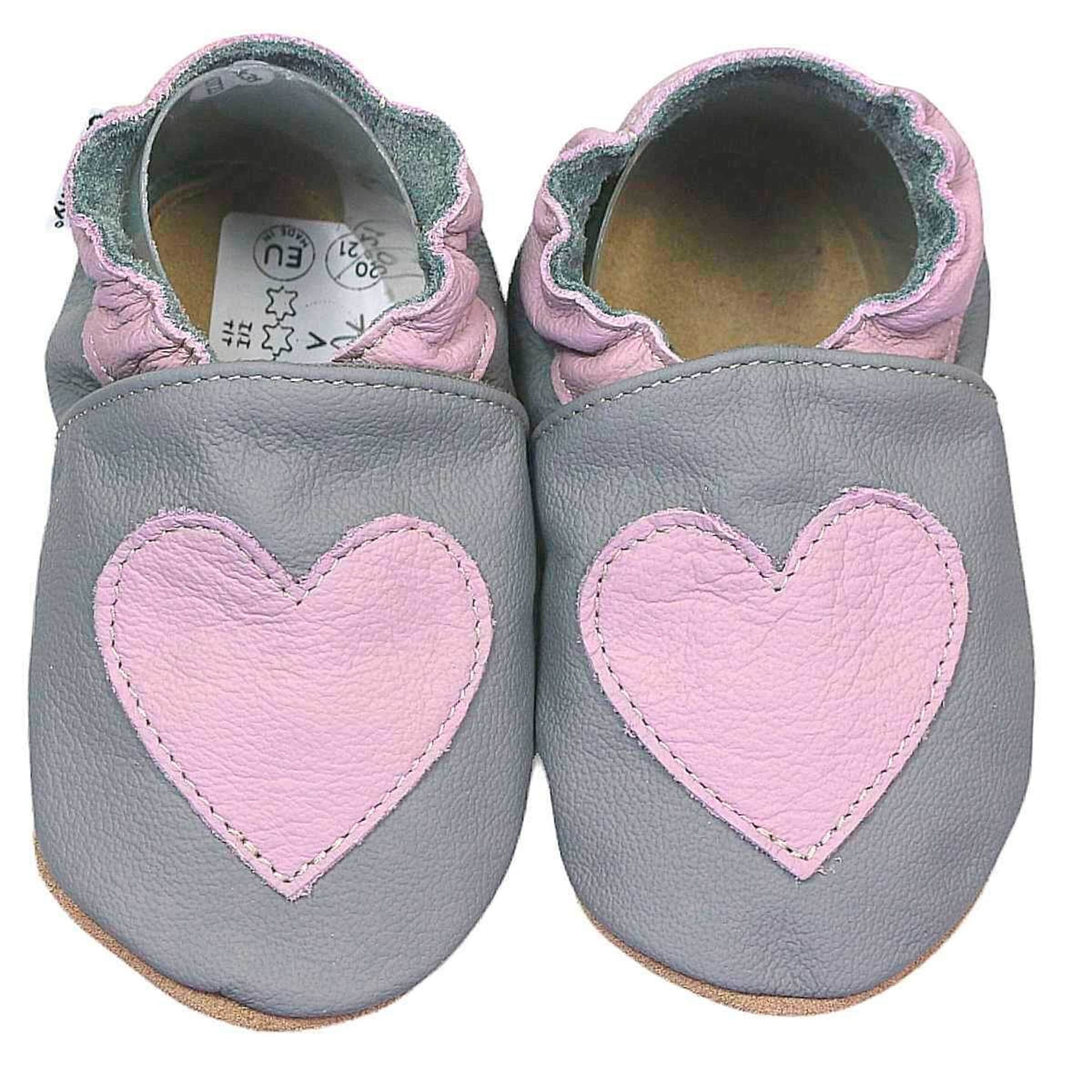 Hobea-Germany Krabbelschuhe Herz rosa
