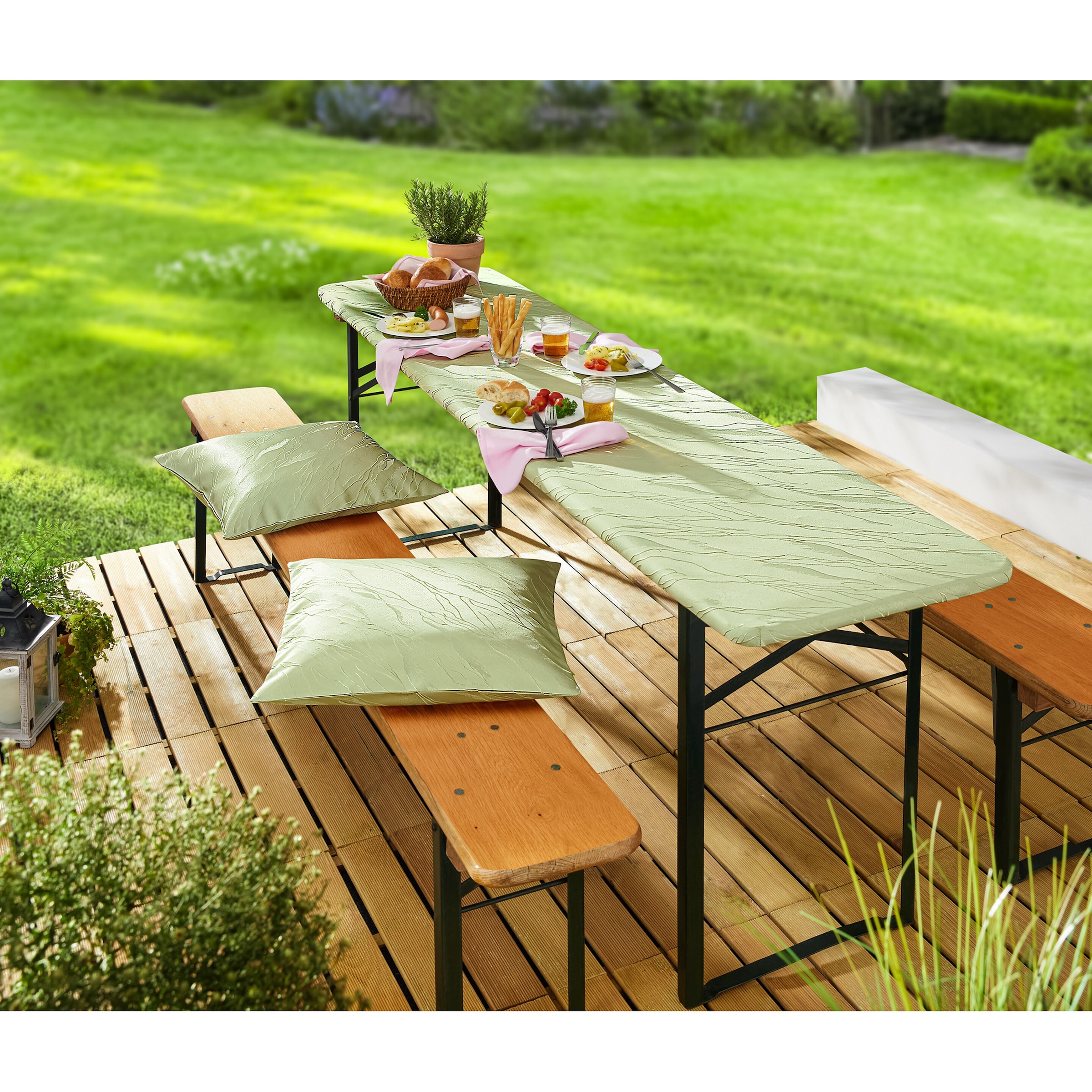 Outdoor-Jacquard-Kissenhülle