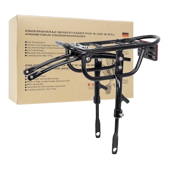 Gepäckträger Vario für Kinderfahrrad Universell 16+18 Zoll