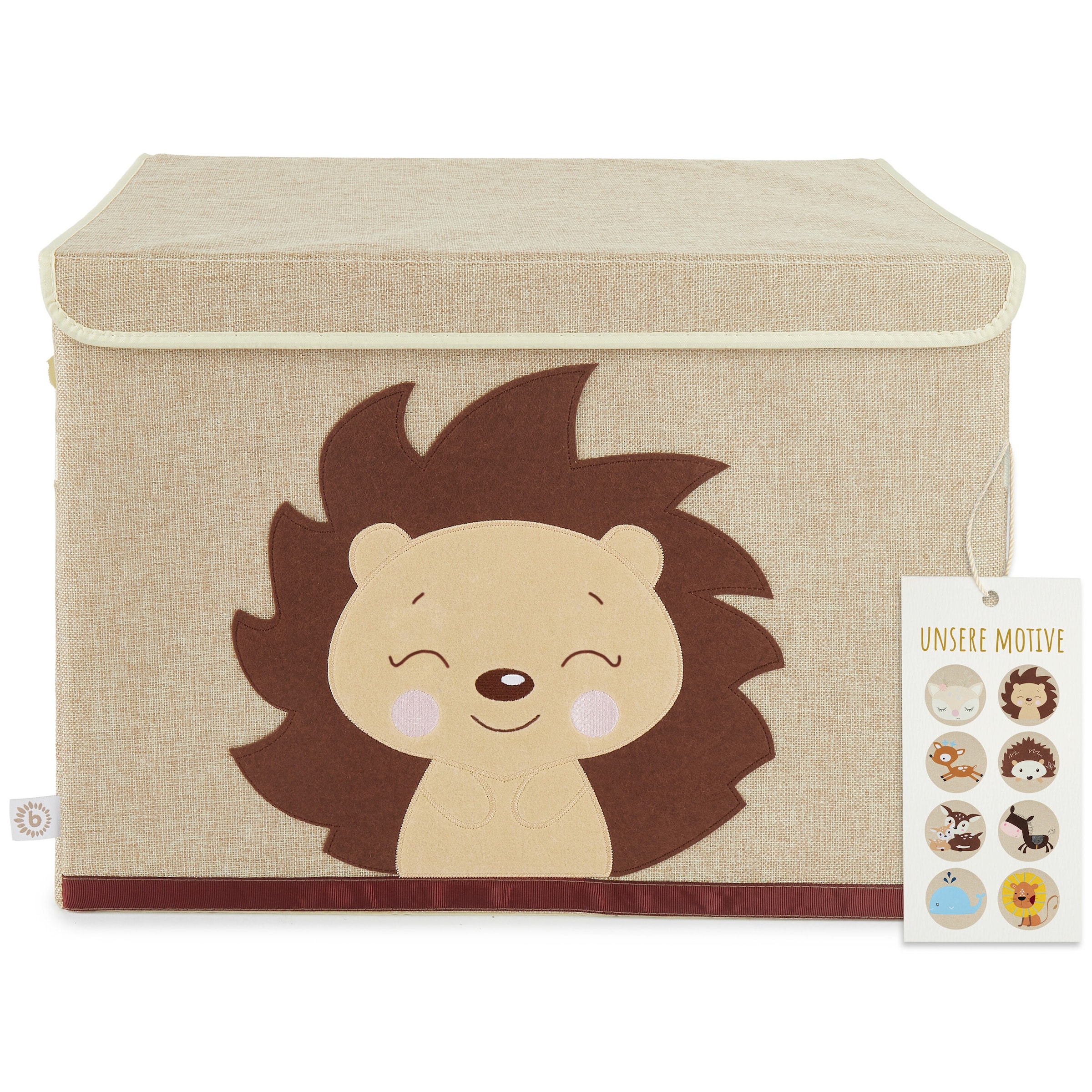 Bieco Aufbewahrungsbox mit Deckel Igel Piksi
