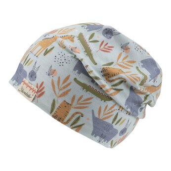 Beanie mit UV-Schutz Safaritiere
