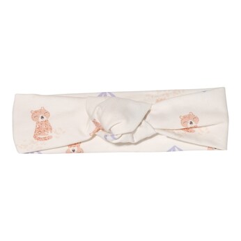 Knoten-Stirnband Tiger Blumen