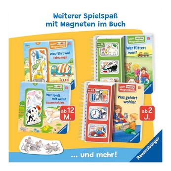 Mein großes Magnetbuch - Was gehört wohin?