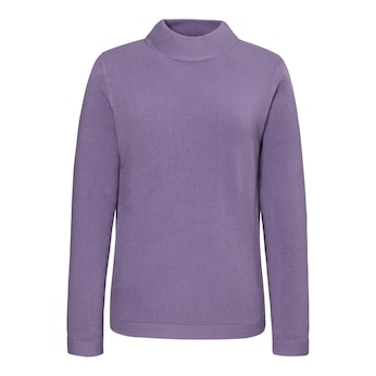 Stehbund-Pullover „Cashmerelike"