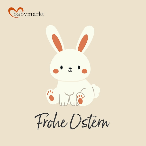 Frohe Ostern - beige