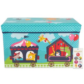 Aufbewahrungsbox mit Deckel Kinder Zirkus