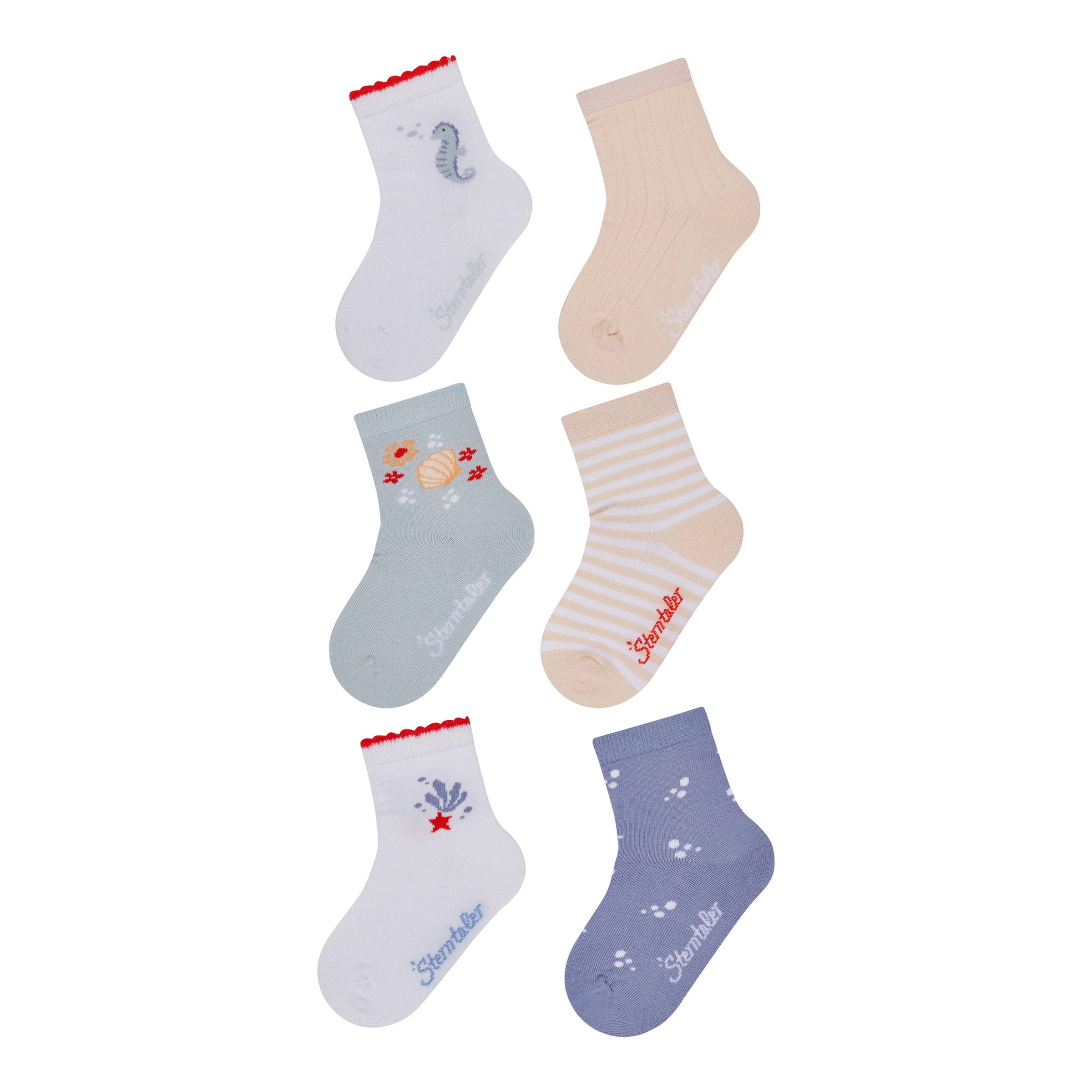 Sterntaler 6er-Pack Socken Ozean