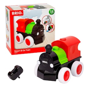 Push & Go Zug mit Dampf