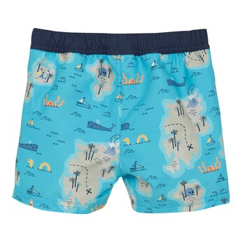 Badeshorts mit Windeleinsatz Meereskarte