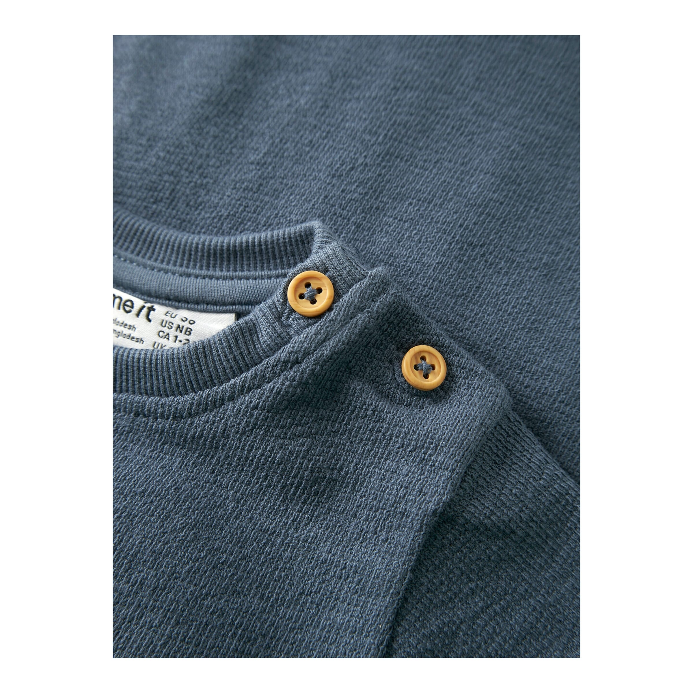 Sweatshirt mit Bauchtasche Struktur