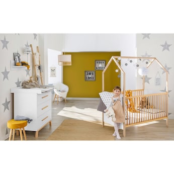2-tlg. Babyzimmer Venice mit Babybett Haus
