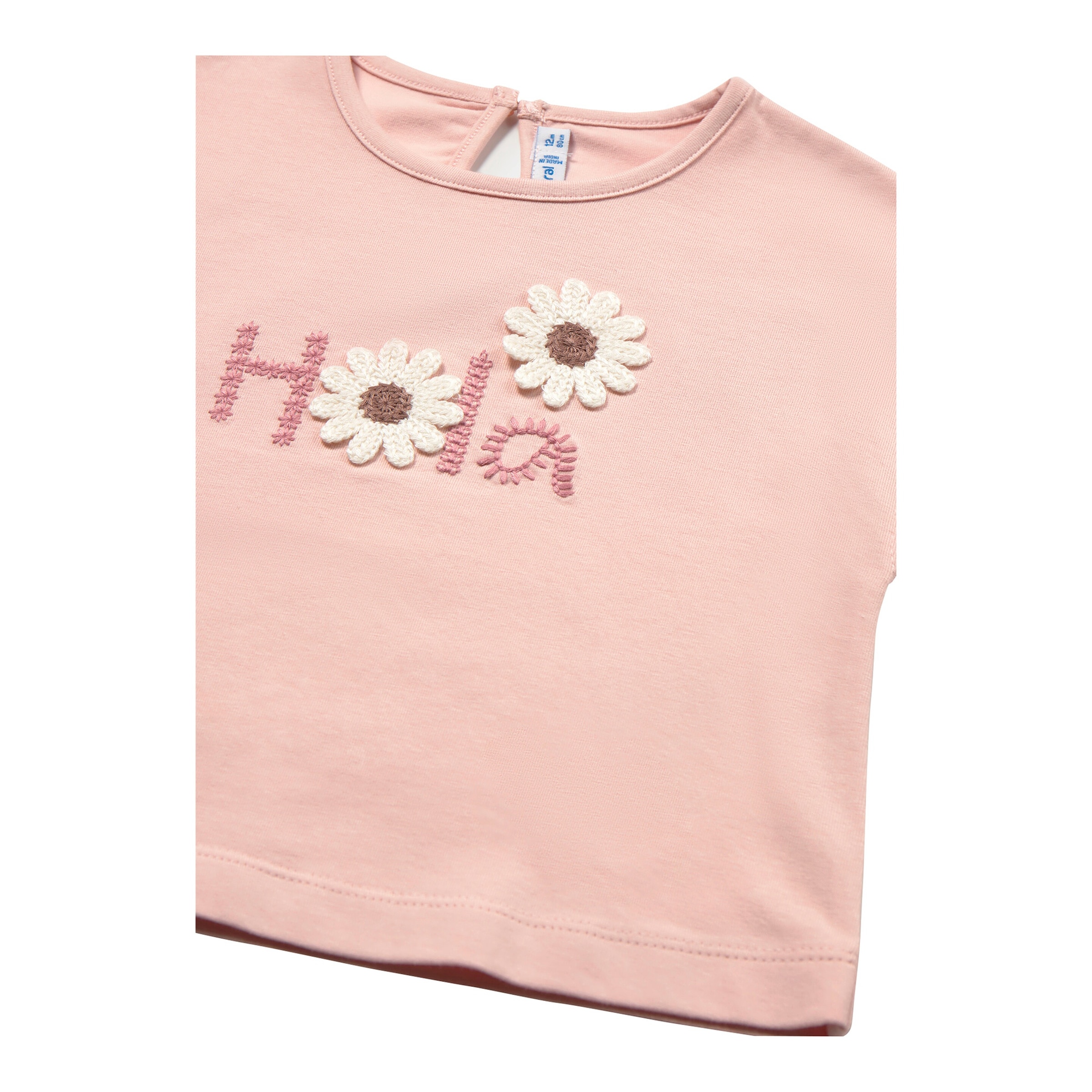 T-Shirt Häkel-Blumen Hola