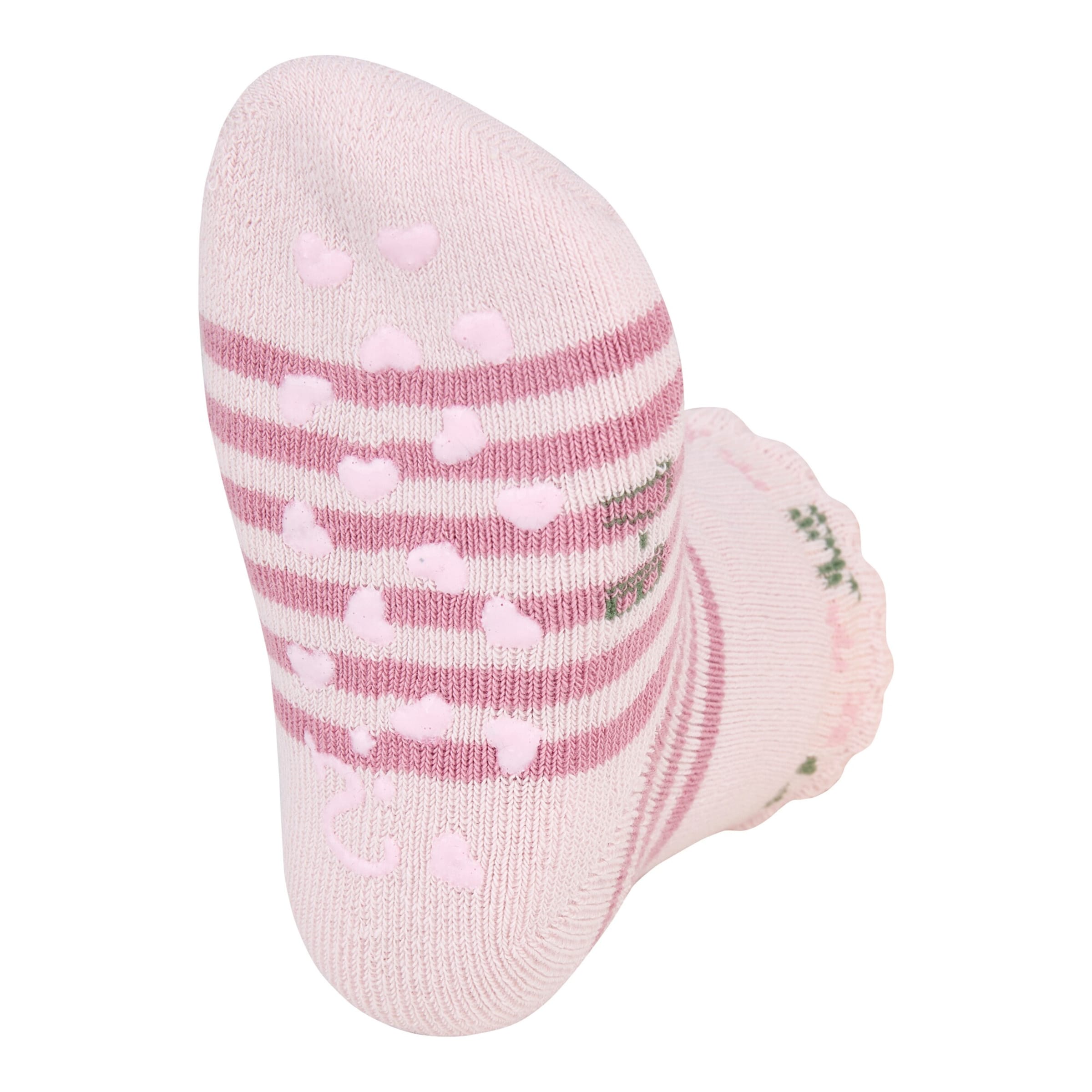 2er-Pack Krabbelsocken Ringel Punkte