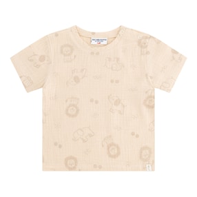 T-shirt en mousseline Safari