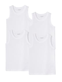 4er-Pack Trägershirts für Kinder BASIC