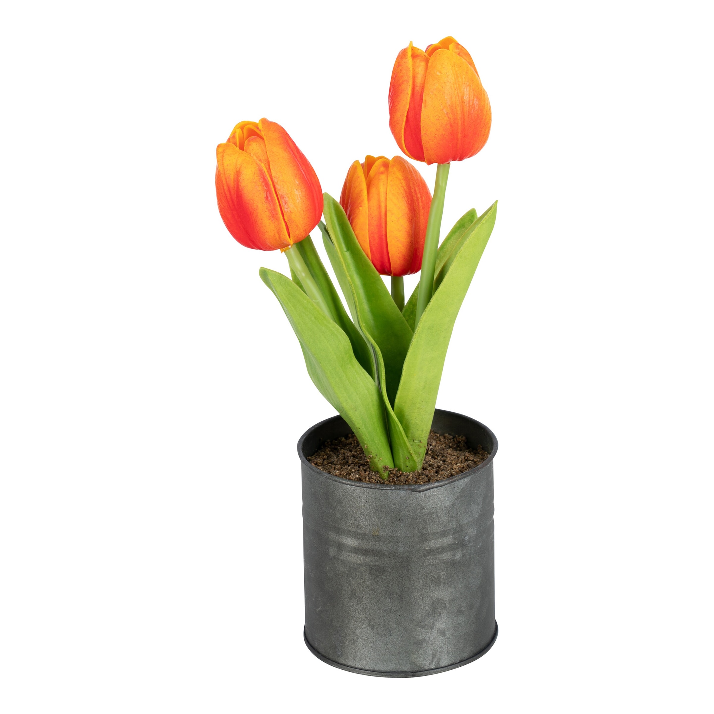 LED-Kunstblume Tulpentöpfchen "Real Touch"