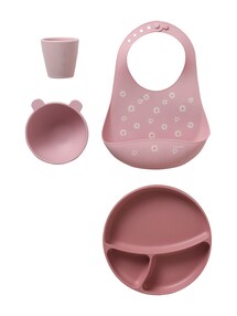 Baby Lätzchen mit Auffangschale, Silikon