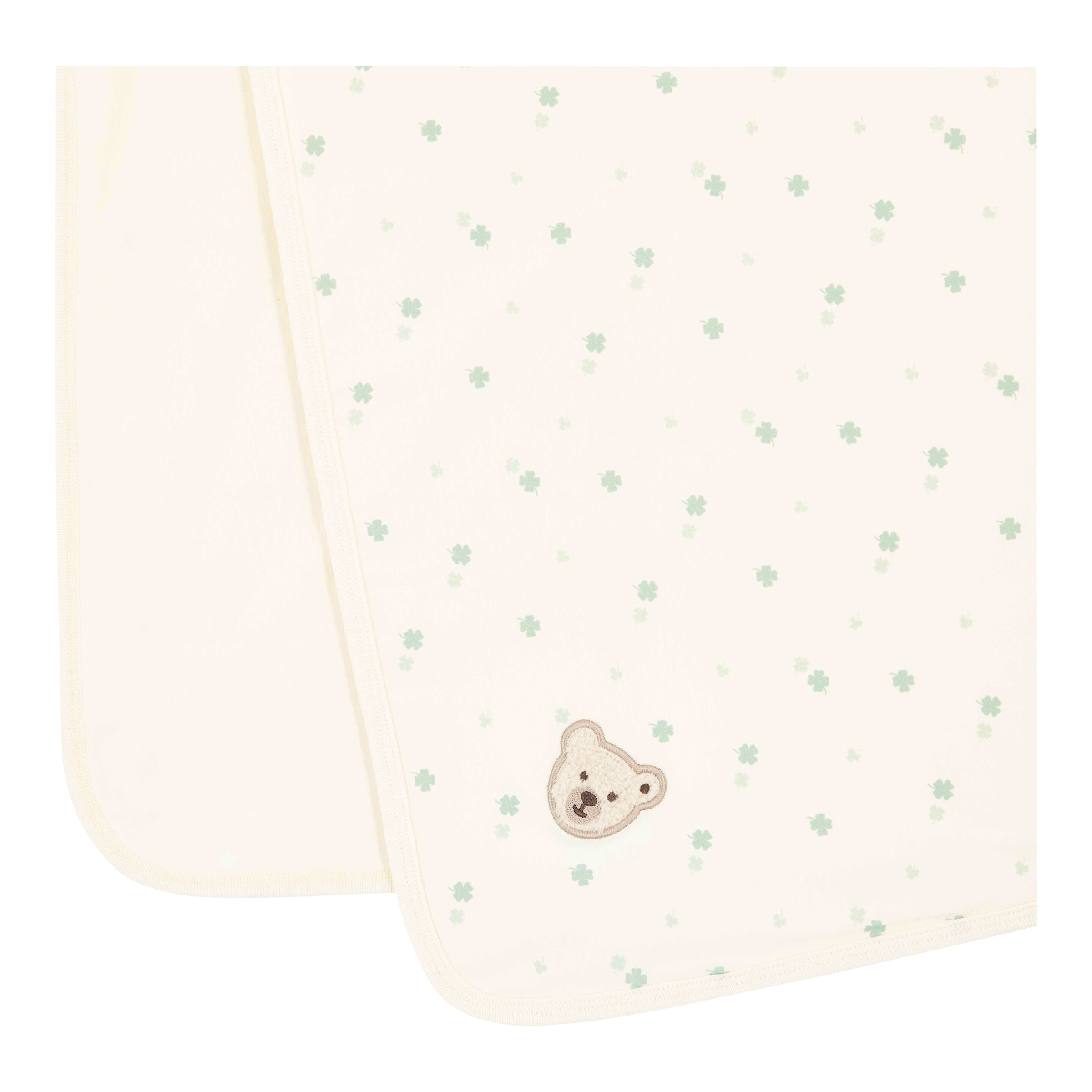 Steiff Jersey-Decke Kleeblatt Bär