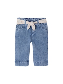 Weite Baby Hose mit Bindegürtel