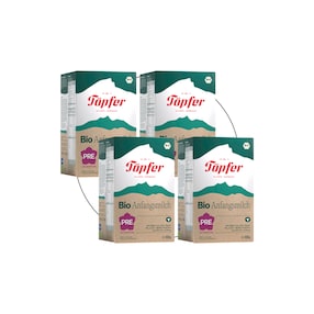 4er Pack Bio Anfangsmilch Pre 600 g